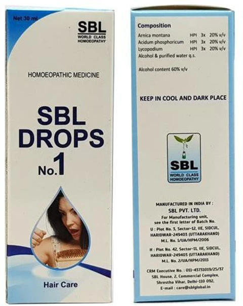 SBL Drops No. 1 (For Hair Care) 30ml