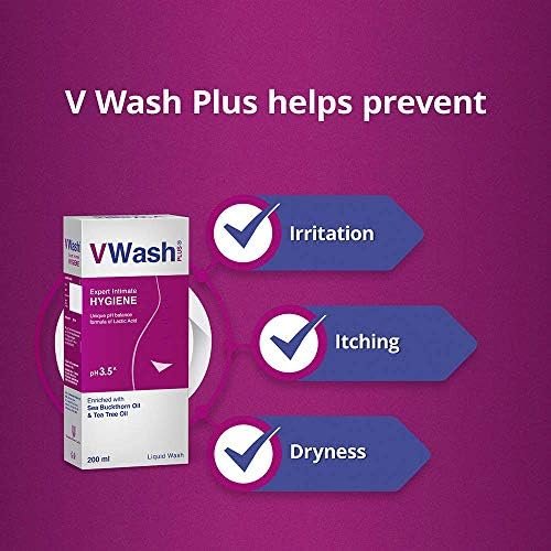 VWash Plus Expert Intimate Hygiene|| With Tea Tree Oil Liquid Wash Prevents Dryness Itchiness And Irritation Balances PH Paraben Free 200 ml