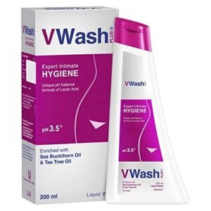 VWash Plus Expert Intimate Hygiene|| With Tea Tree Oil Liquid Wash Prevents Dryness Itchiness And Irritation Balances PH Paraben Free 200 ml