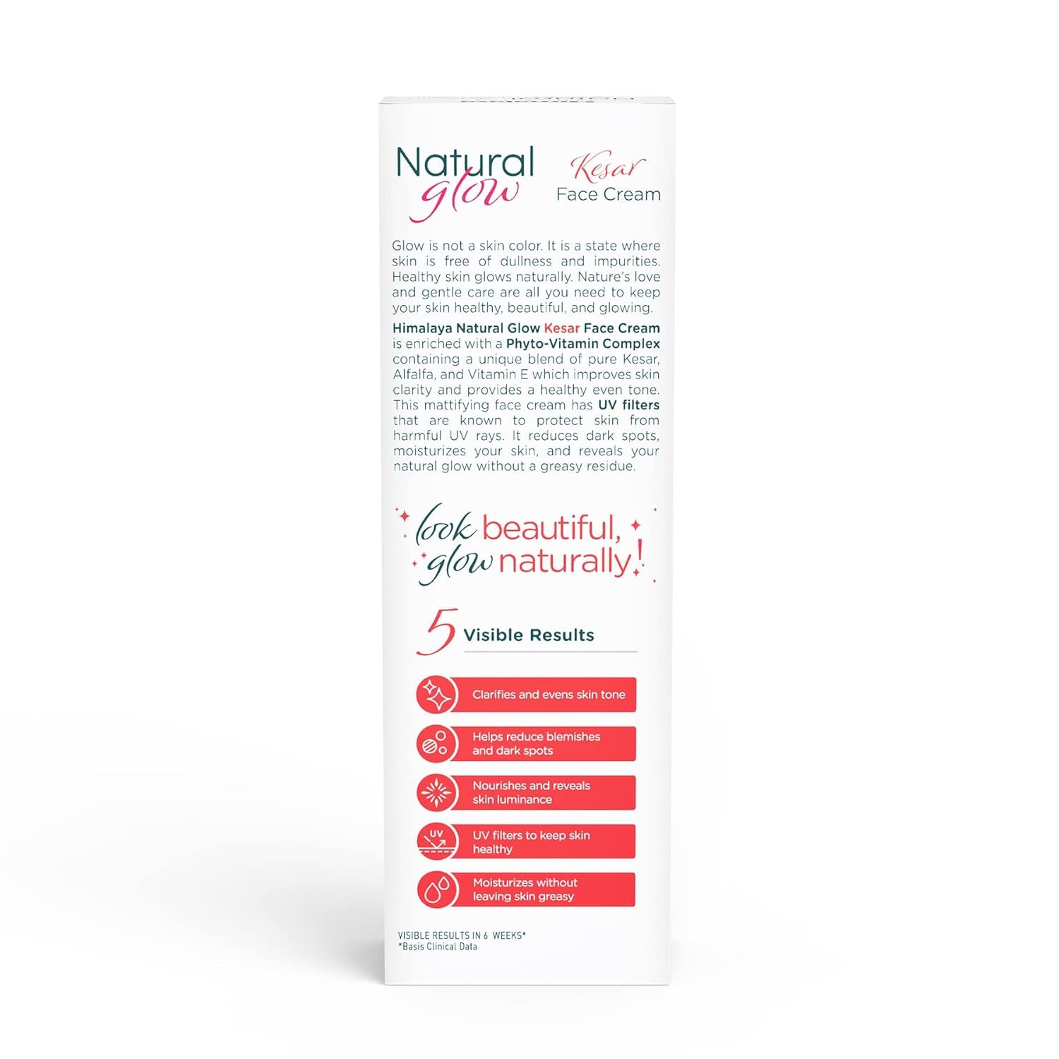 Himalaya Natural Glow Kesar Face | Nourishes the Skin Cream 50gm