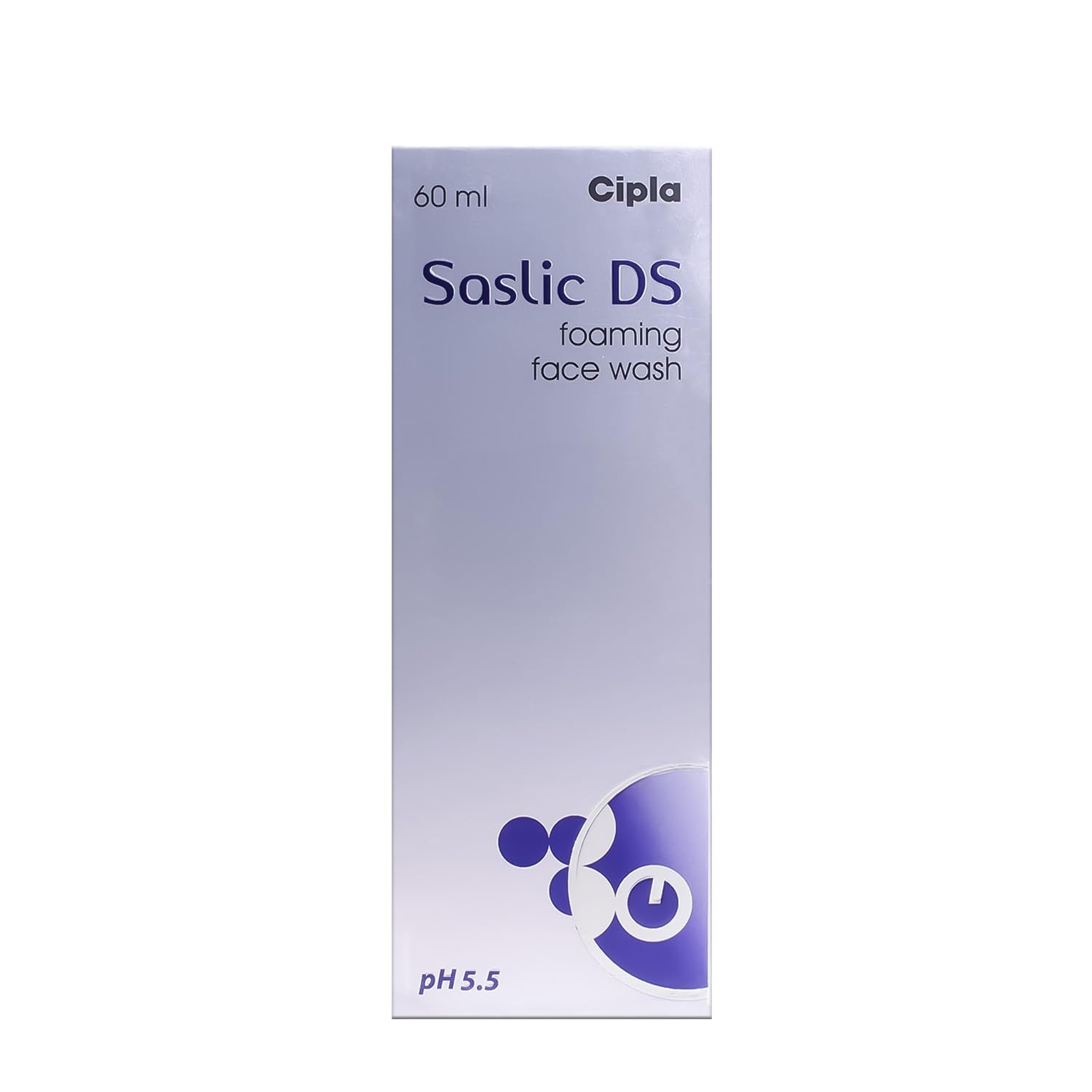 Saslic DS Foaming Face Wash with Salicylic Acid | pH 5.5 60ml