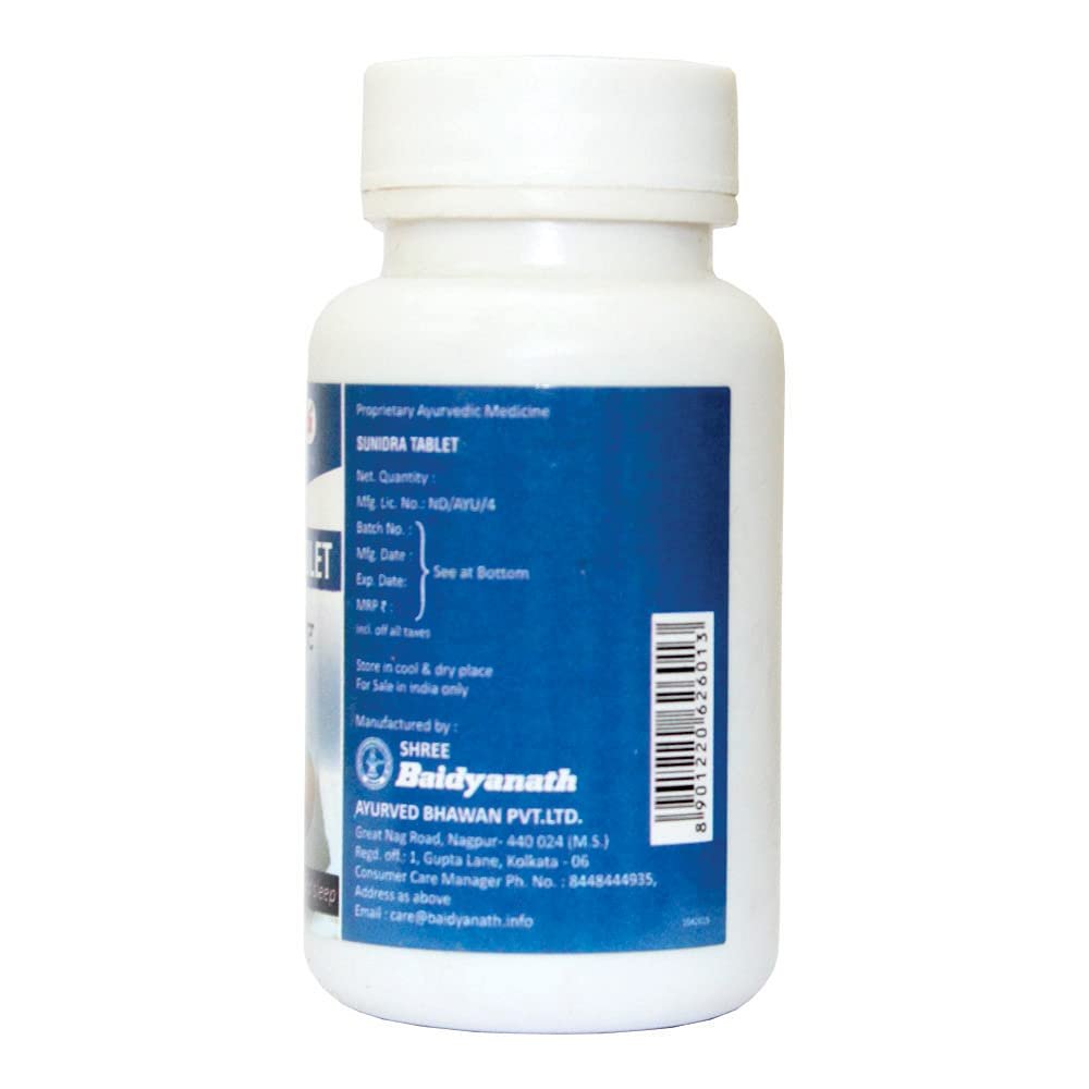 Baidyanath (Nagpur) Sunidra 60 Tablet