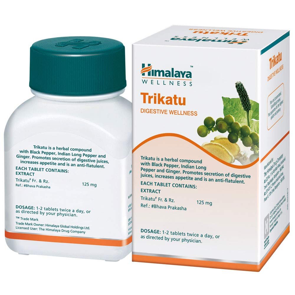 Himalaya Wellness Pure Herbs Trikatu Digestive Wellness 60 Tablet