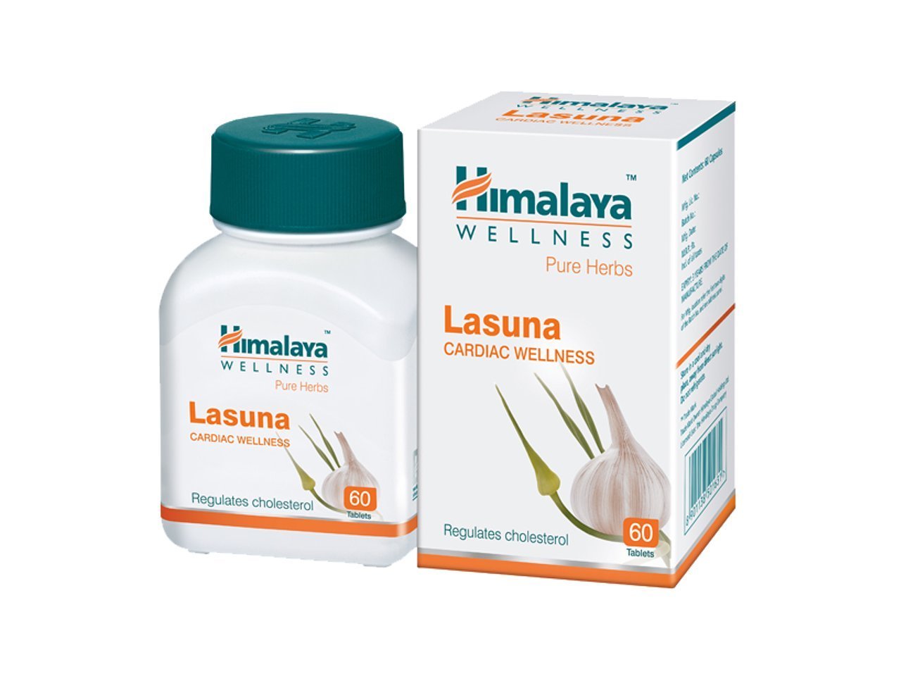 Himalaya Wellness Pure Herbs Lasuna Cardiac Wellness Tablet | For Healthy Cholesterol 60 tablets