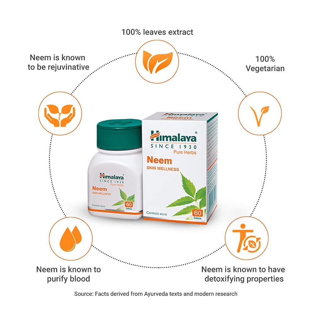 Himalaya Wellness Pure Herbs Manjishtha Skin Wellness Tablet 60 tablets