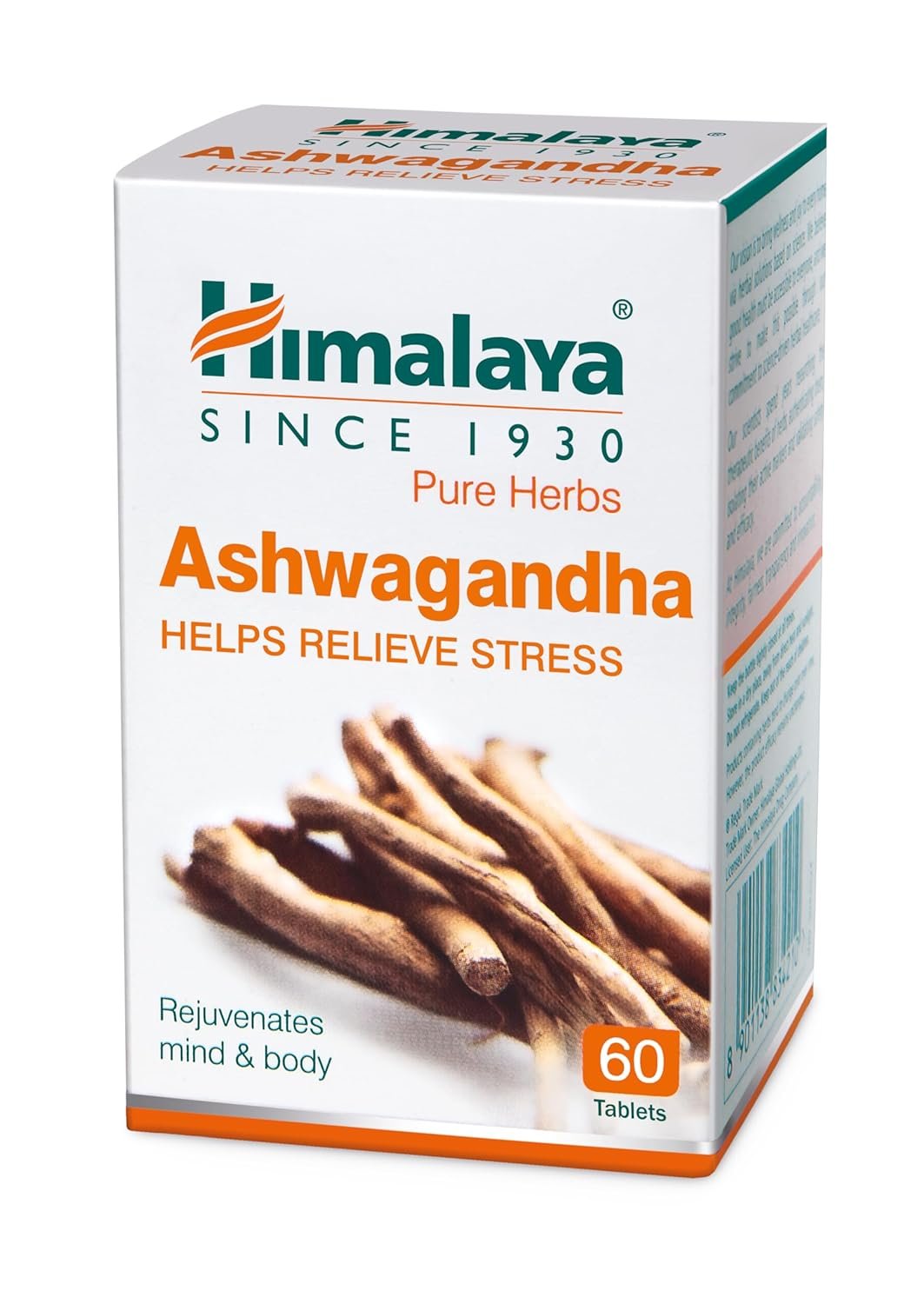 Himalaya Wellness Ashwagandha Tablet | Stress Relief Supplement | Rejuvenates Mind & Body 60 tablets
