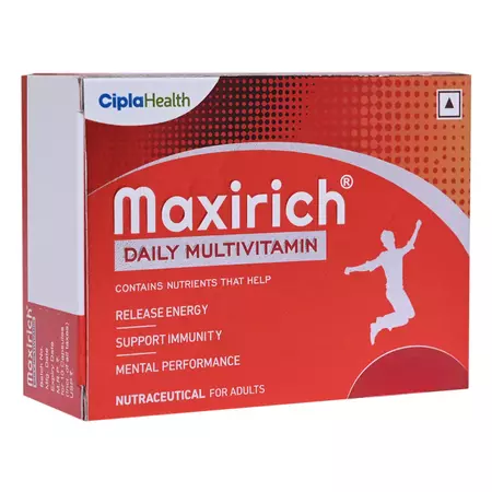 Maxirich Daily Multivitamin Softgel for Energy, Immunity & Performance 10 soft gelatin capsules