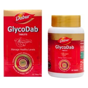Dabur Glycodab Ayurvedic Tablets | For Blood Sugar Management & Metabolism 60 tablets