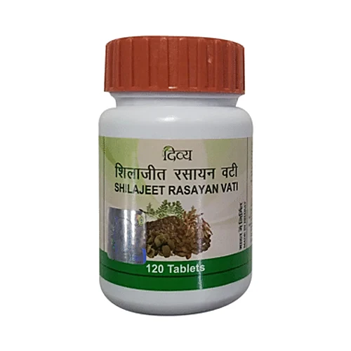 Patanjali Divya Shilajeet Rasayan Vati | Manages General Debility & Fatigue 120 tablets