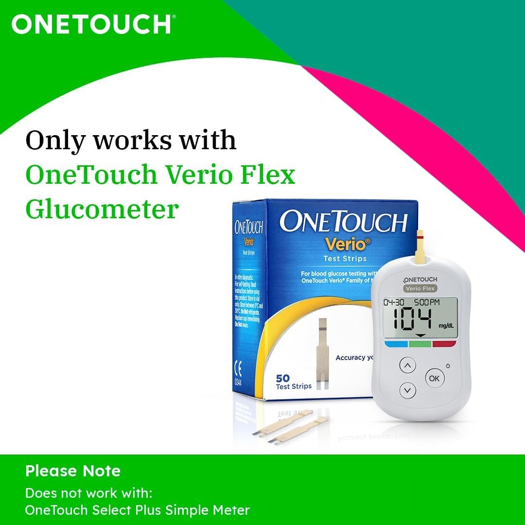 OneTouch Verio Test Strip (Only Strips) 50 Test Strips