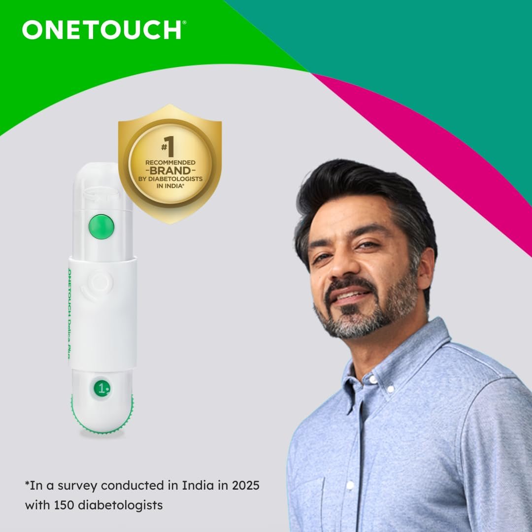 OneTouch Delica Plus Lancets 25 lancets (Only Lancets) 30G