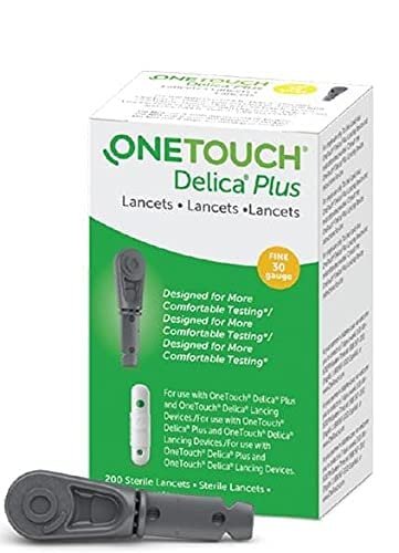 OneTouch Delica Plus Lancets 25 lancets (Only Lancets) 30G