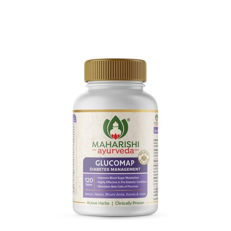 Maharishi Ayurveda Glucomap For Diabetes Management 120 Capsules