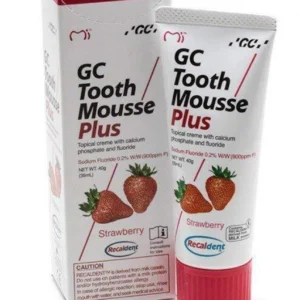 GC Tooth Mousse Strawberry Plus Fluoride Free Sensitivity Rilief Healthier Teeth Toothpaste 40gm