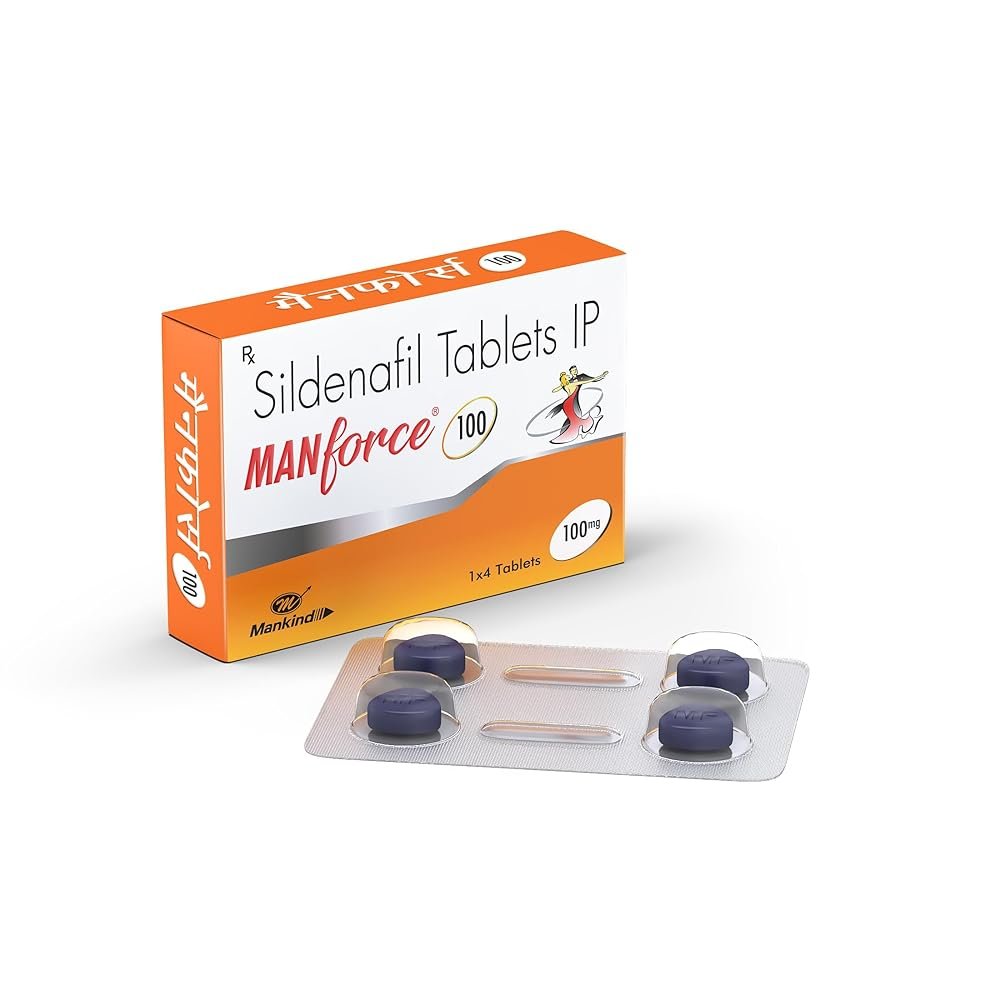 Manforce 100mg Tablet 4 tablets