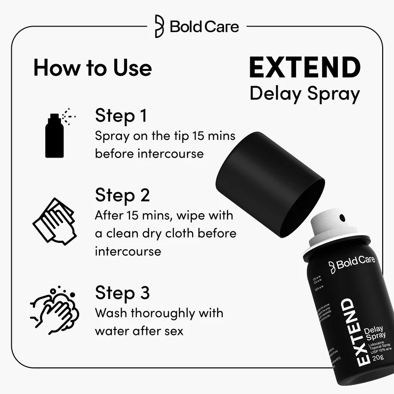 Bold Care Extend Delay Spray for Men (20g)