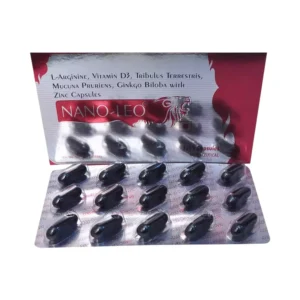 Nano-Leo Capsule with L-Arginine, Vitamin D3, Ginkgo & Zinc 15 soft gelatin capsules